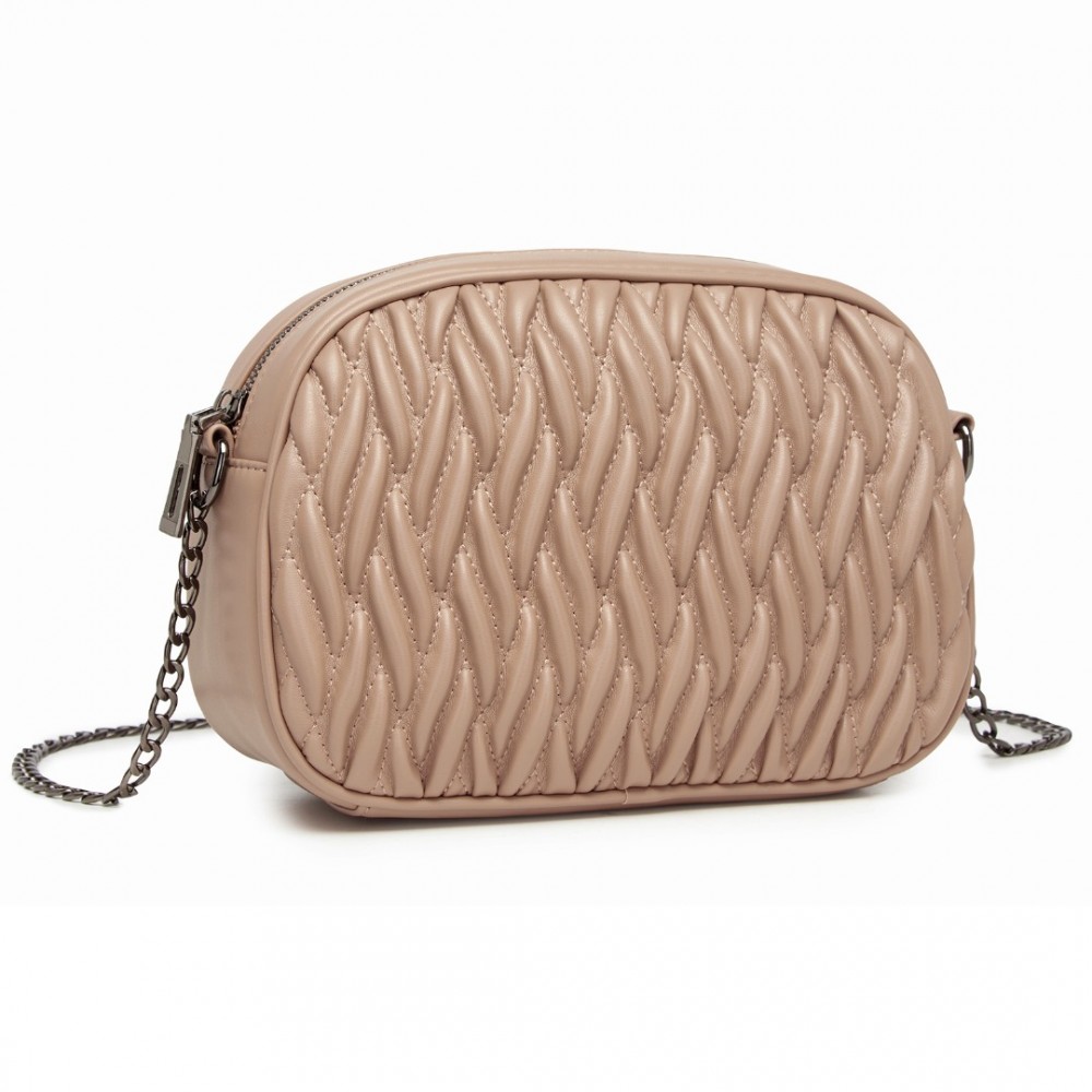 Dámska prešívaná crossbody kabelka Miss Lulu MSM2449-KI-(1)-1000x1000